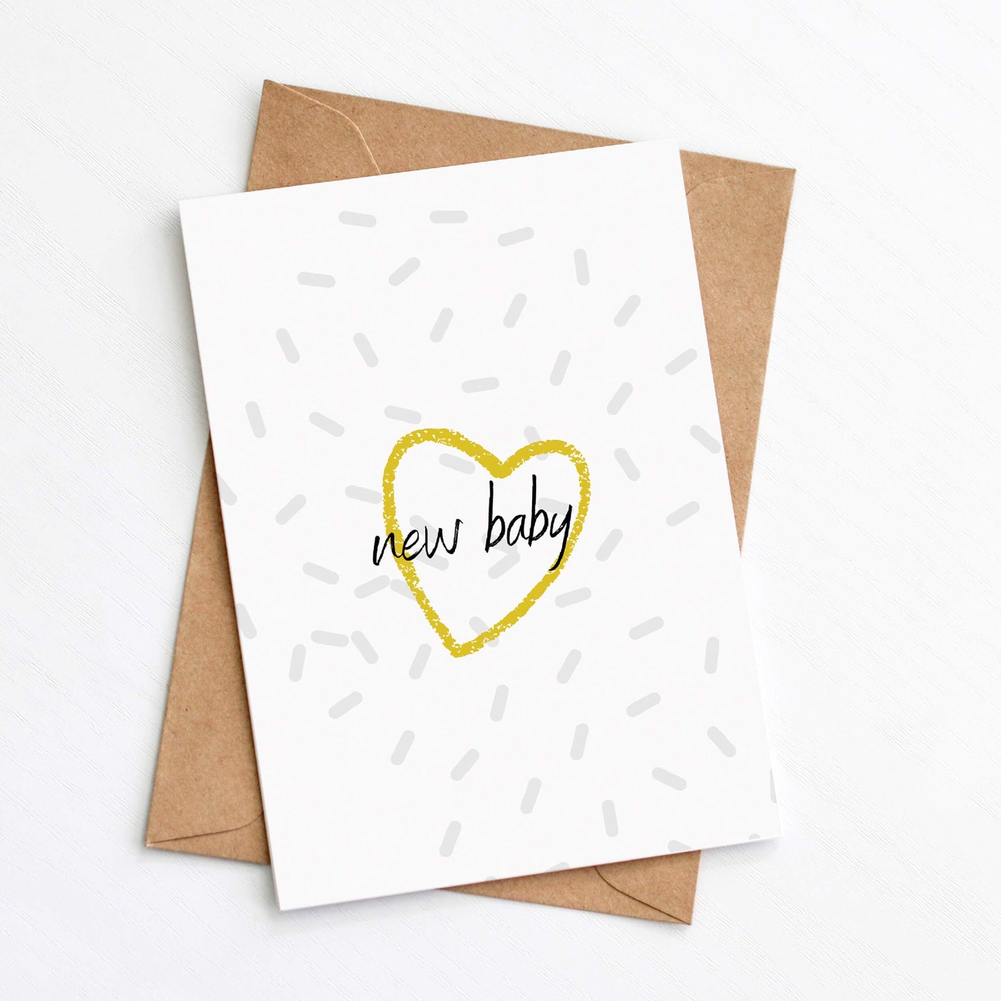 Greetings Card New Baby Card homeware shops bristol gift shops bristol Greenwich Paper Studio