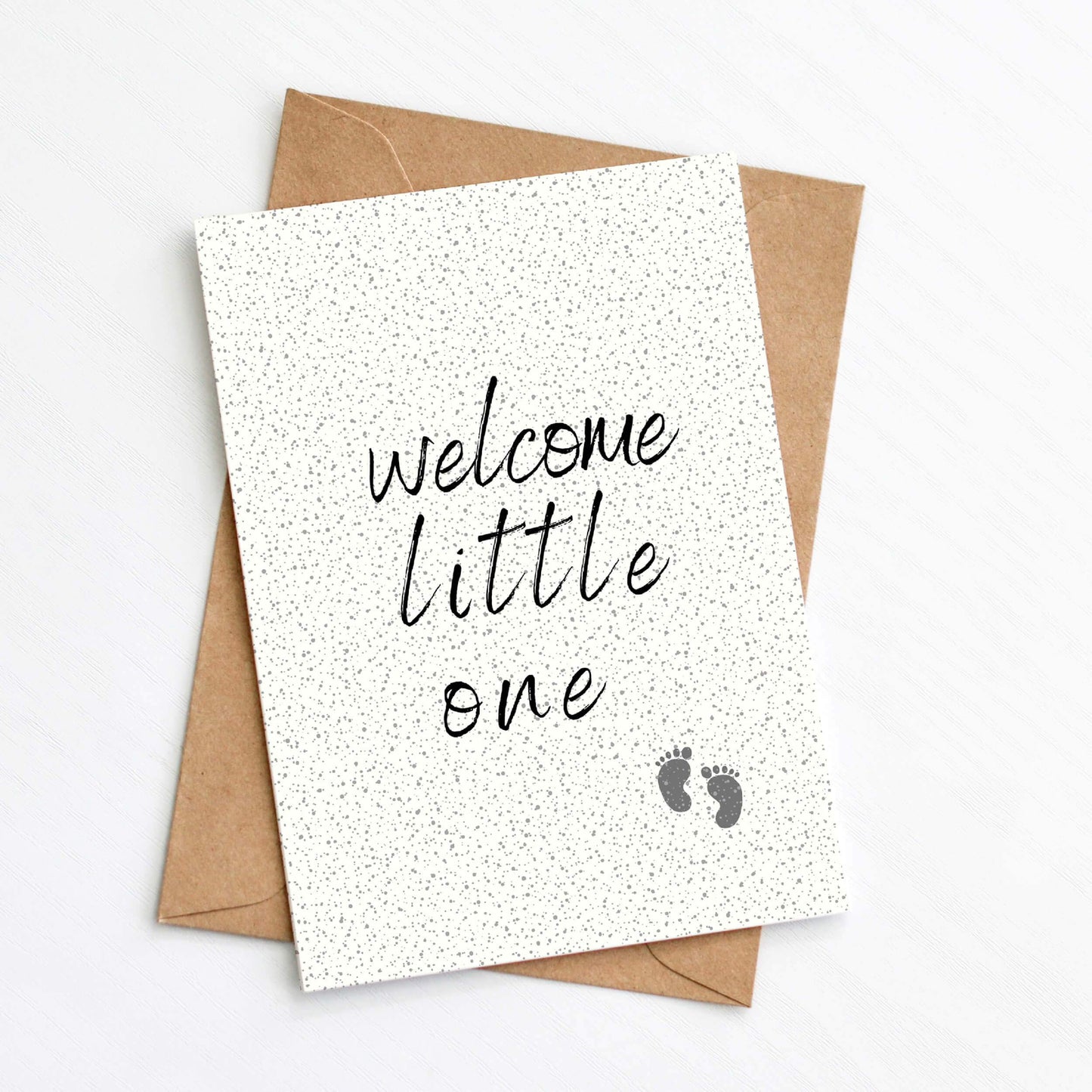 Greetings Card Welcome Little One Card homeware shops bristol gift shops bristol Greenwich Paper Studio
