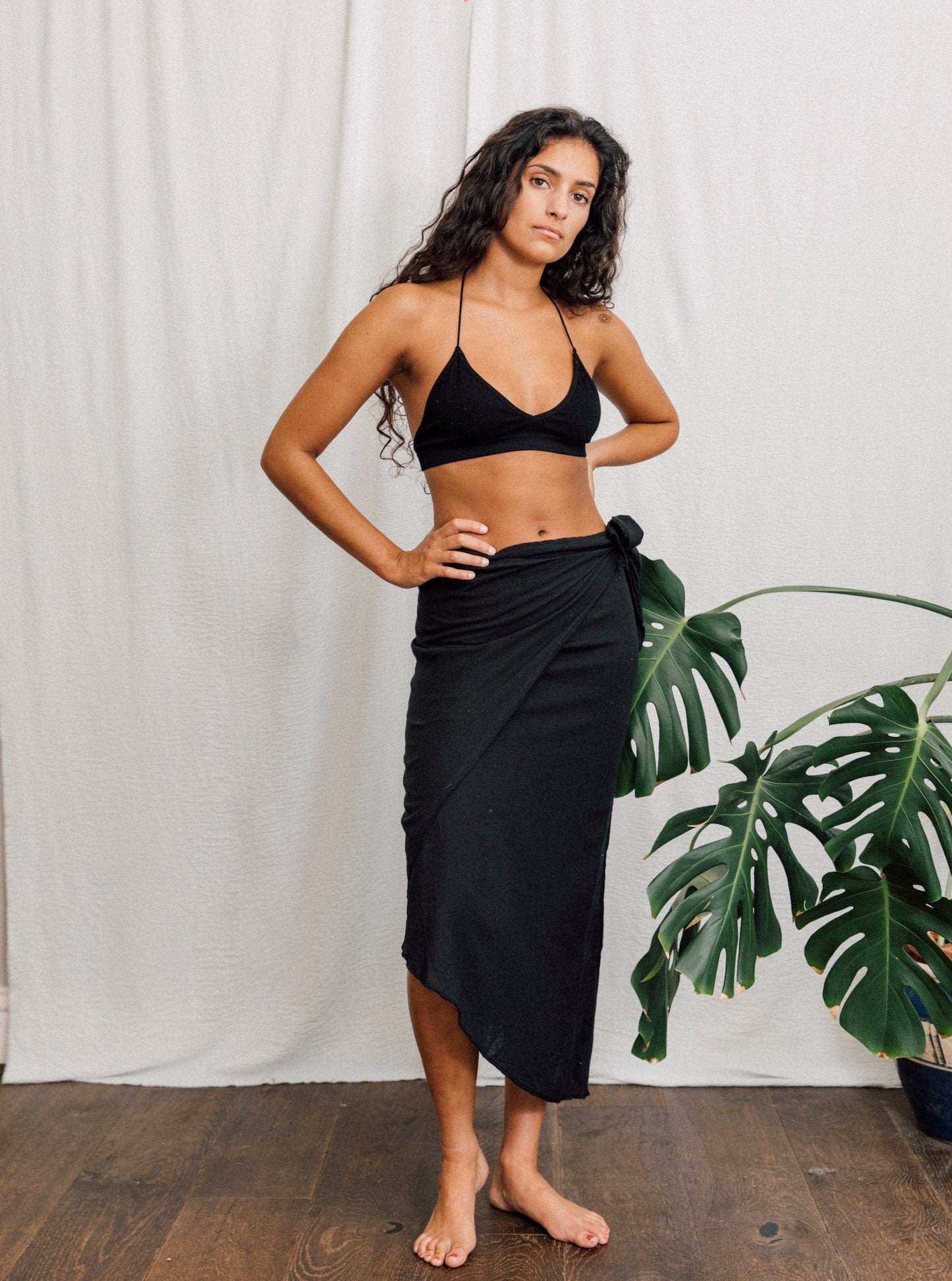 Skirt Inka Wrap Skirt - Black homeware shops bristol gift shops bristol Inka Free