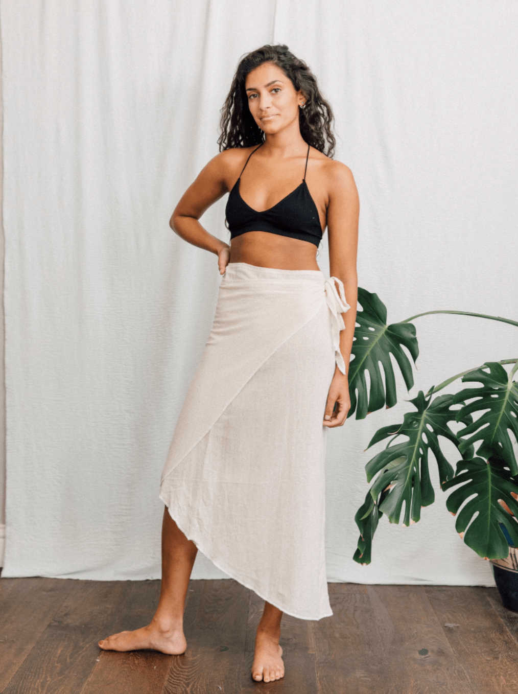 Skirt Inka Wrap Skirt - White homeware shops bristol gift shops bristol Inka Free