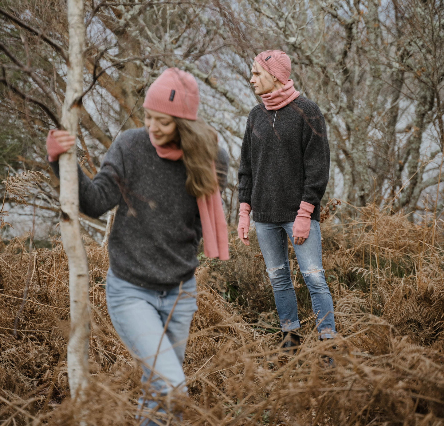 Hat Ribbed Hat - Dusky Pink homeware shops bristol gift shops bristol Island Nation