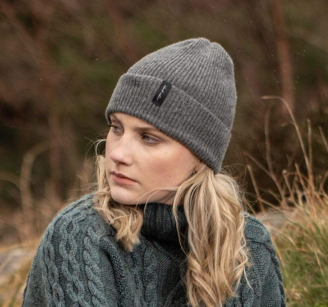 Hat Ribbed Hat - Slate Grey homeware shops bristol gift shops bristol Island Nation