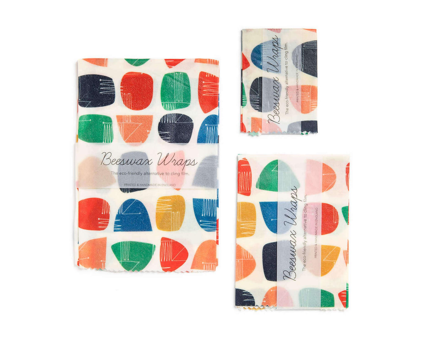 Beeswax Food Wraps - 'Millie' in White homeware shops bristol gift shops bristol Lucas Loves