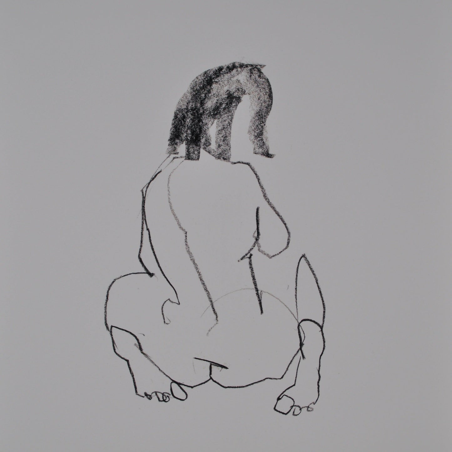 Prints Printed Figures - 'Crouching' homeware shops bristol gift shops bristol Lucy Litchfield