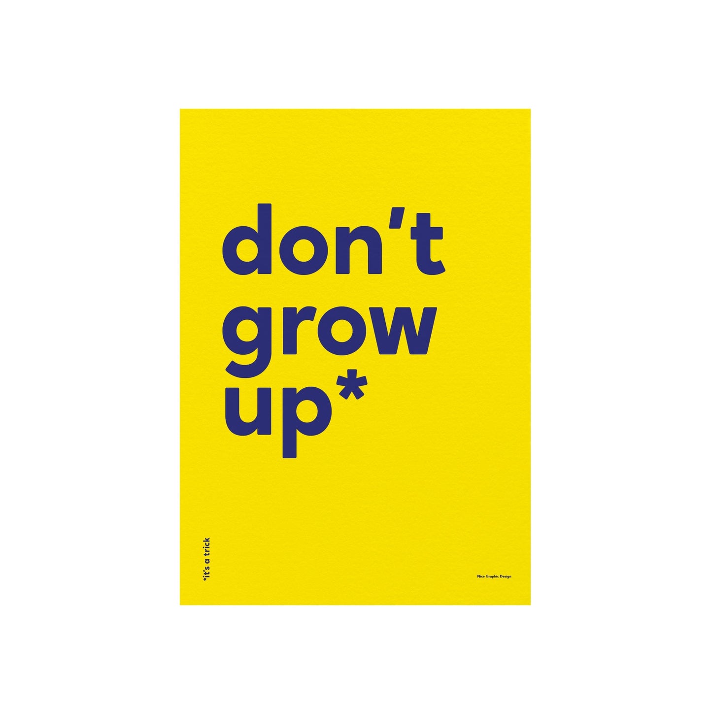 Prints Don't Grow Up Print homeware shops bristol gift shops bristol PRIOR SHOP