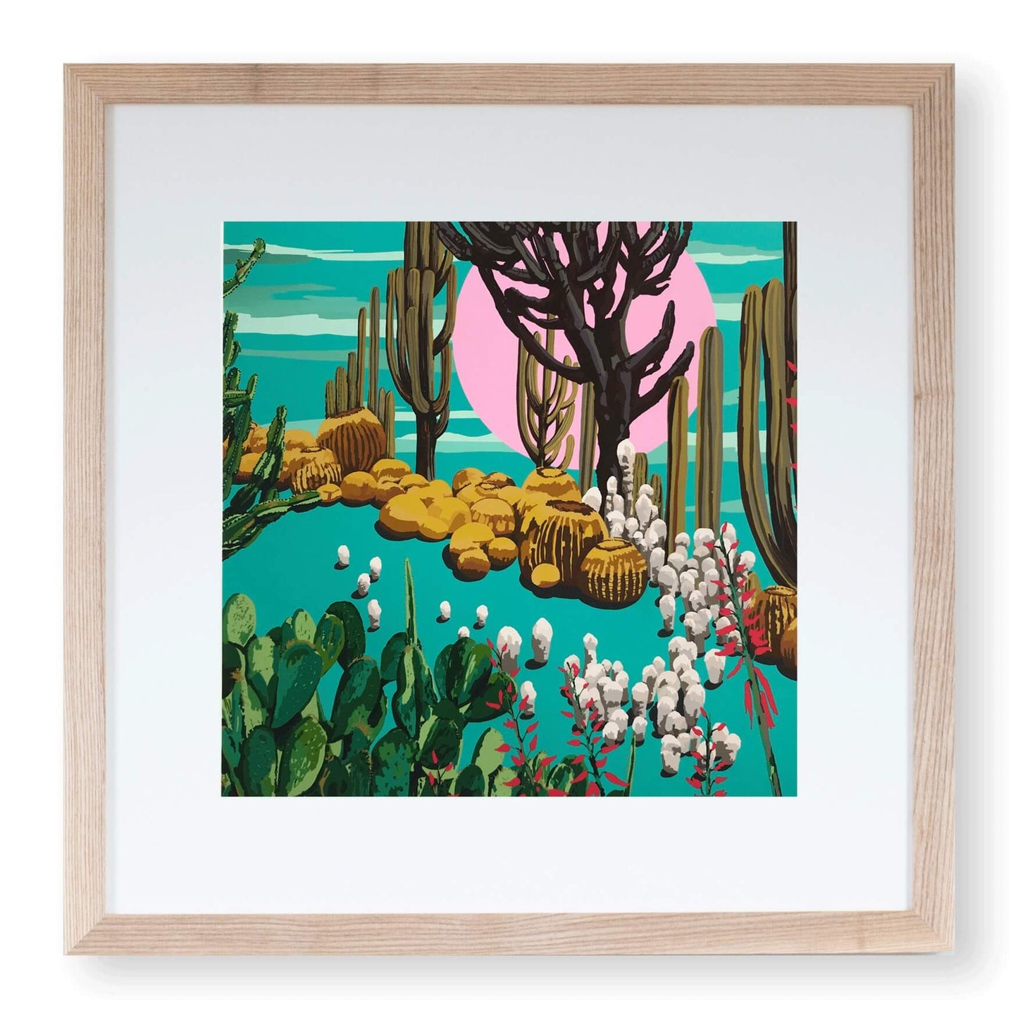 Print Cactus Garden Series No. 1 Print homeware shops bristol gift shops bristol Rosie Reiter
