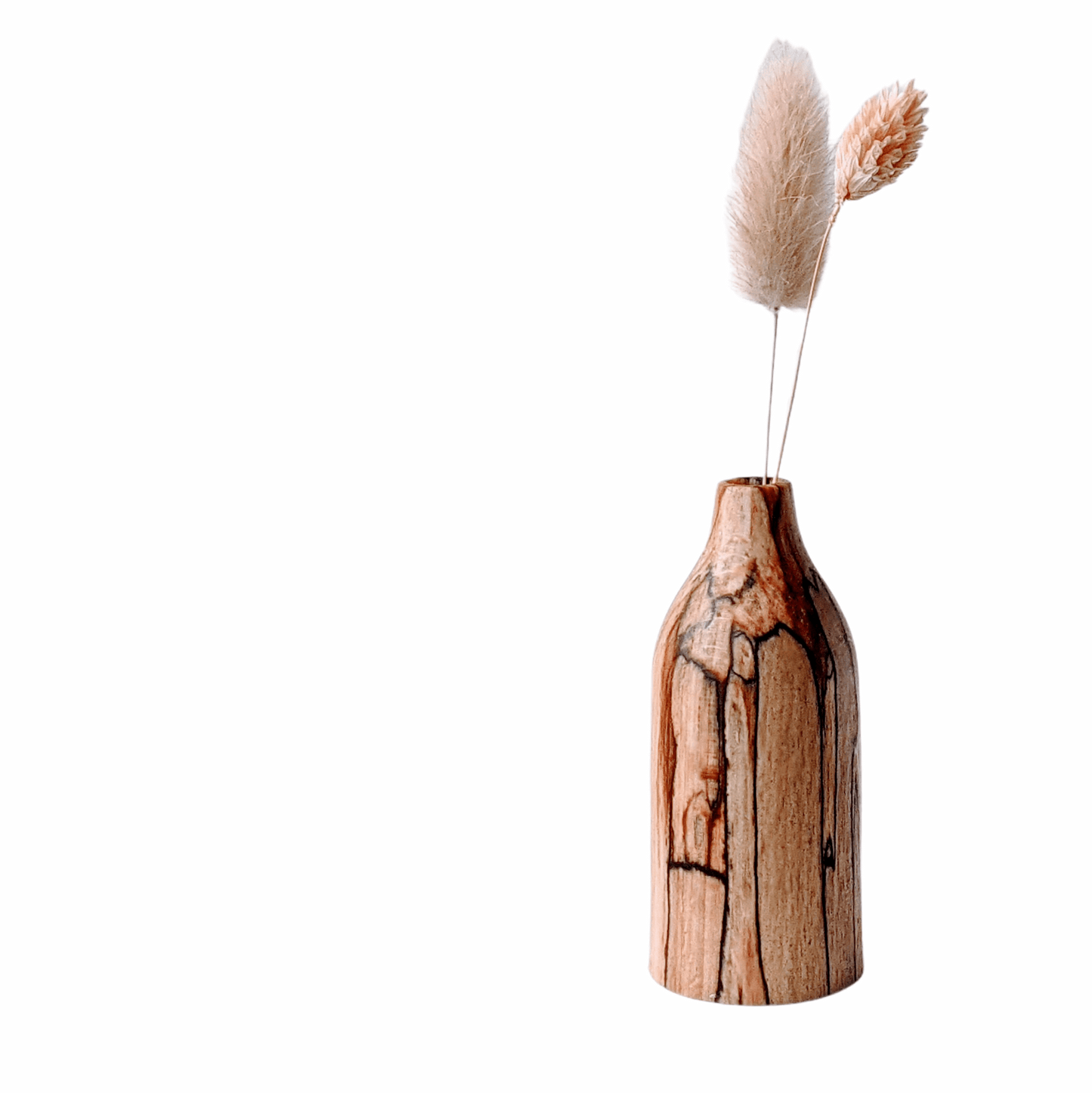 Vases Mini Wooden Bud Vase, Spalted Beech - *As seen in Gardeners World Magazine homeware shops bristol gift shops bristol Something From The Turnery
