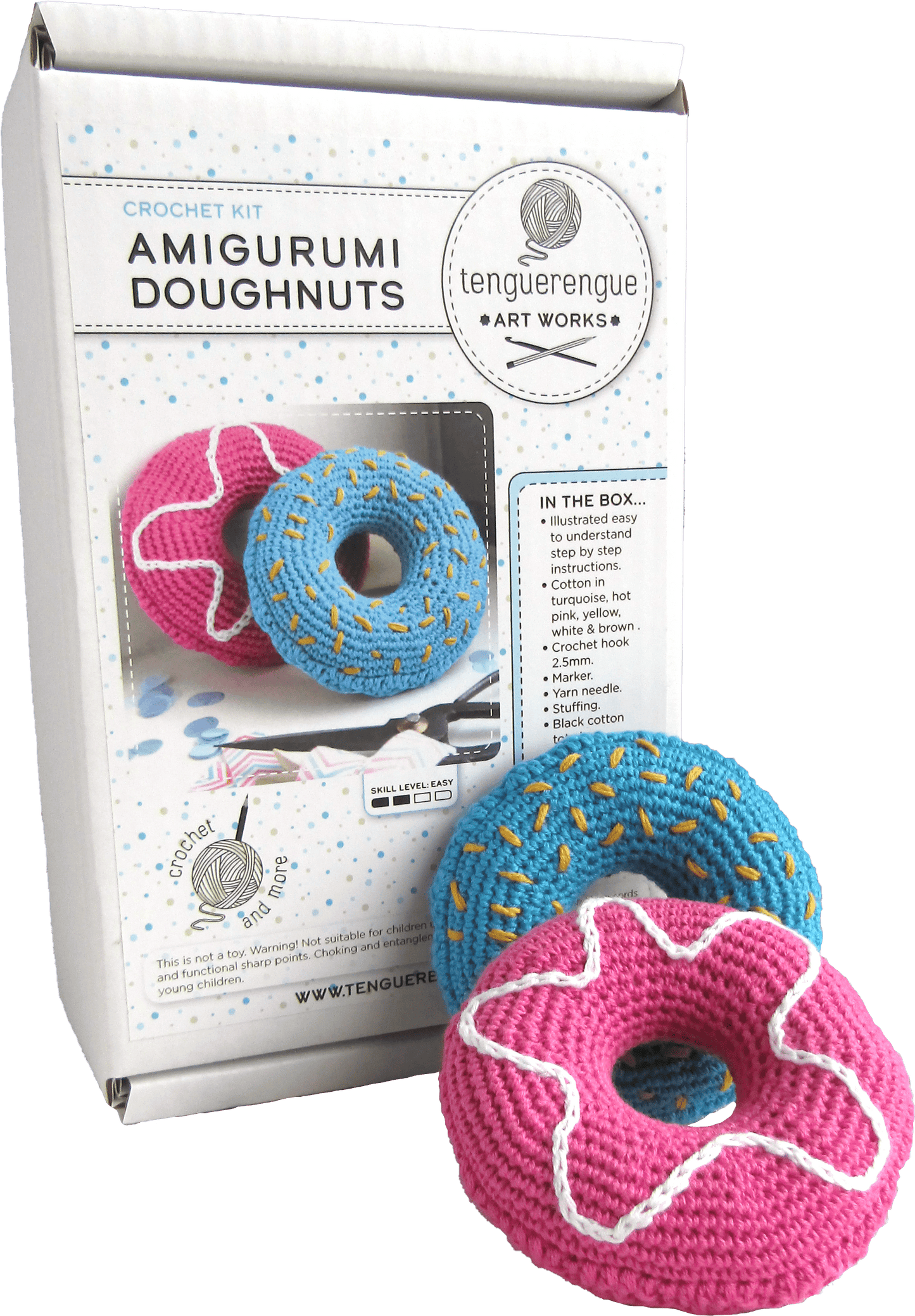 Art & Craft Kits Crochet Kit: Doughnuts homeware shops bristol gift shops bristol Tenguerengue