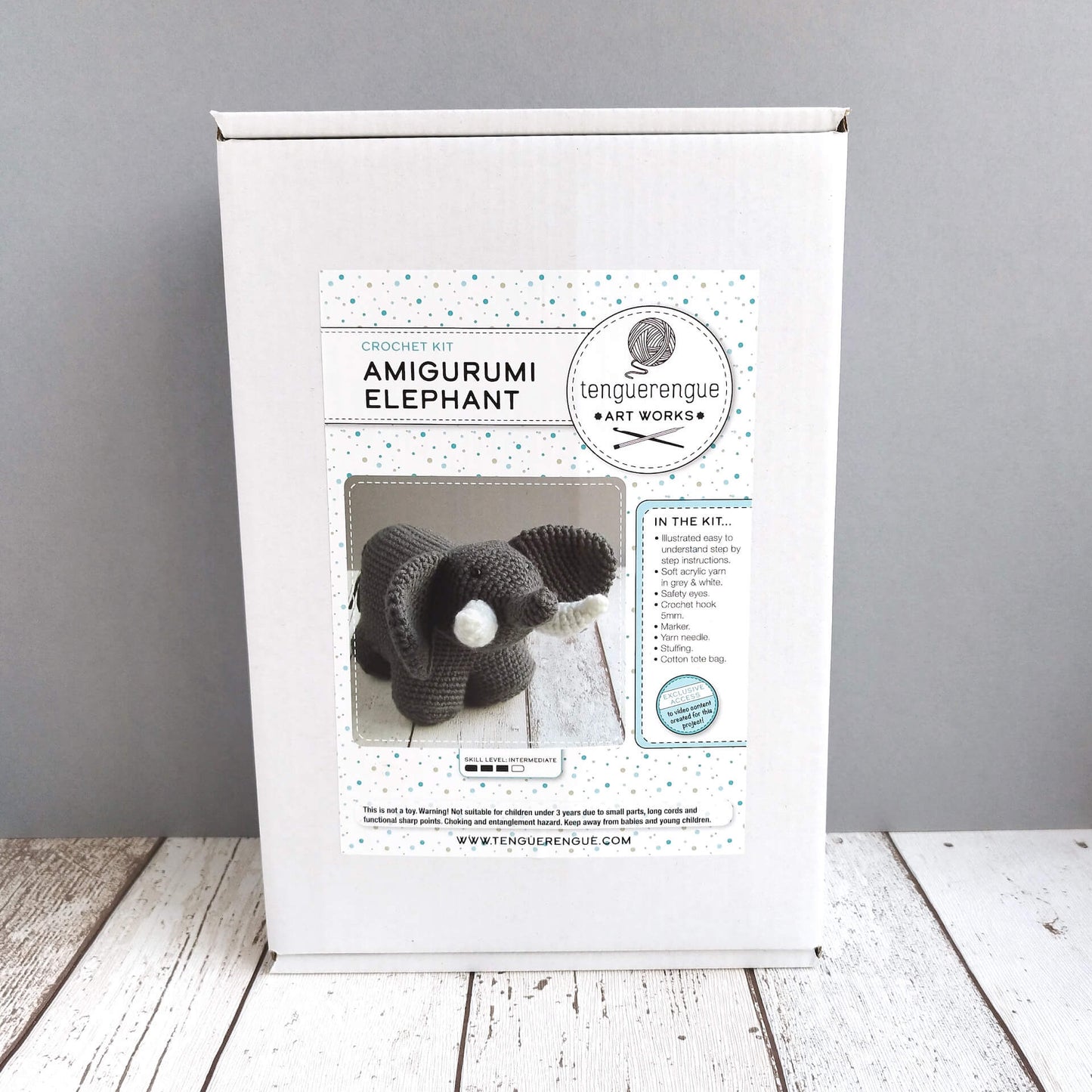 Art & Craft Kits Crochet Kit: Elephant homeware shops bristol gift shops bristol Tenguerengue