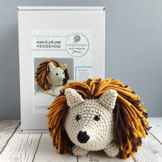 Tenguerengue Art & Craft Kits Crochet Kit: Hedgehog