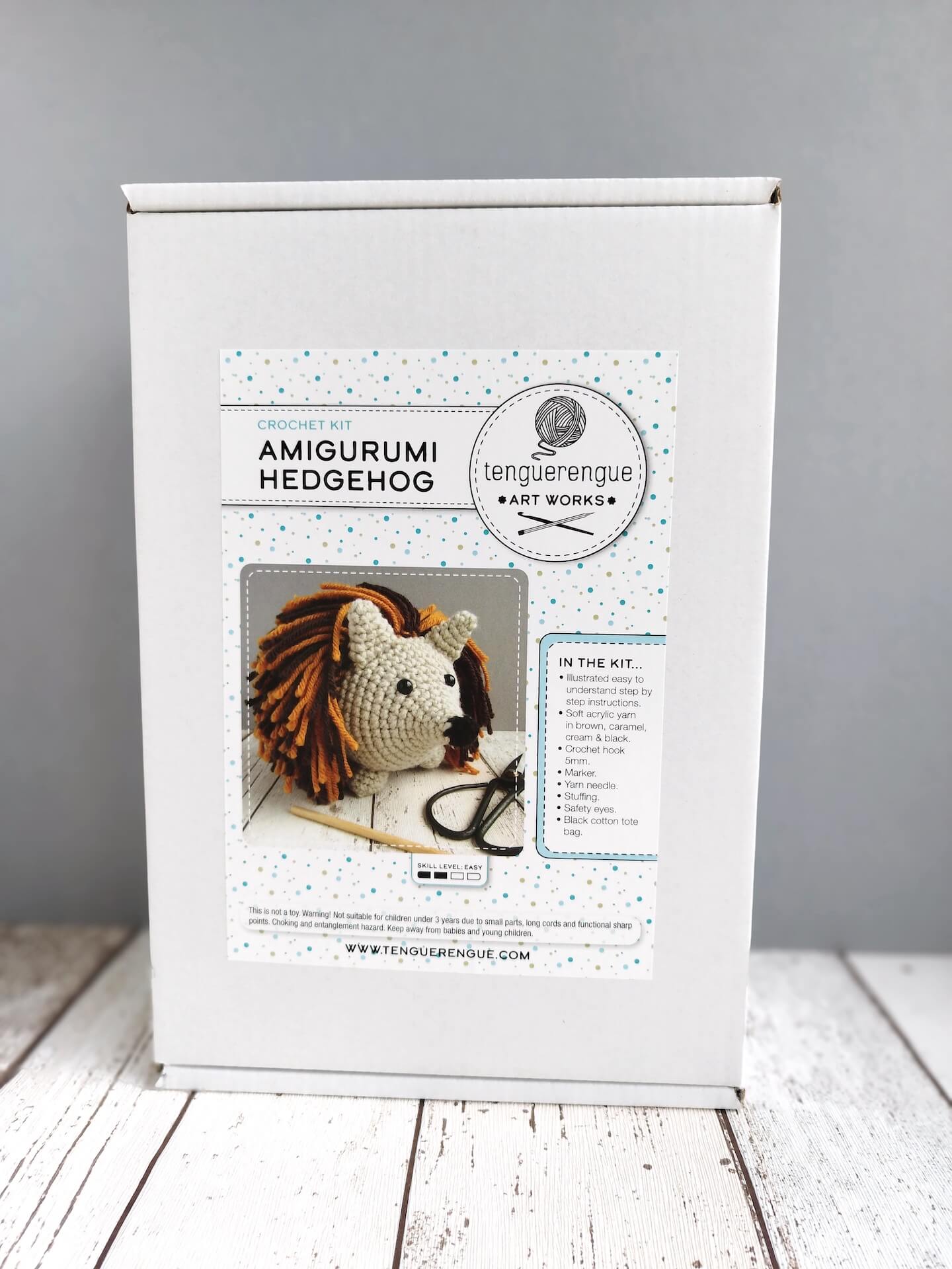 Art & Craft Kits Crochet Kit: Hedgehog homeware shops bristol gift shops bristol Tenguerengue