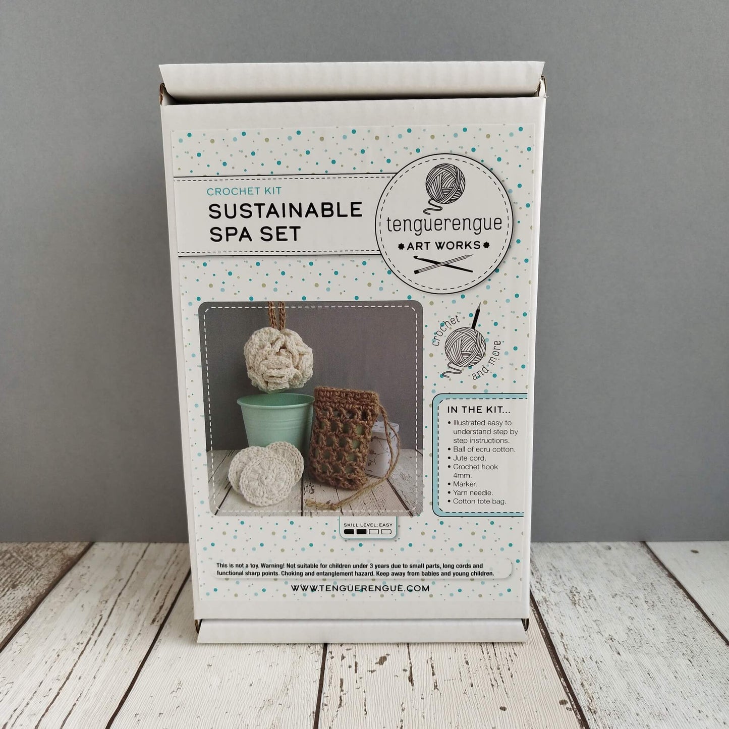 Art & Craft Kits Crochet Kit: Sustainable Spa Set homeware shops bristol gift shops bristol Tenguerengue