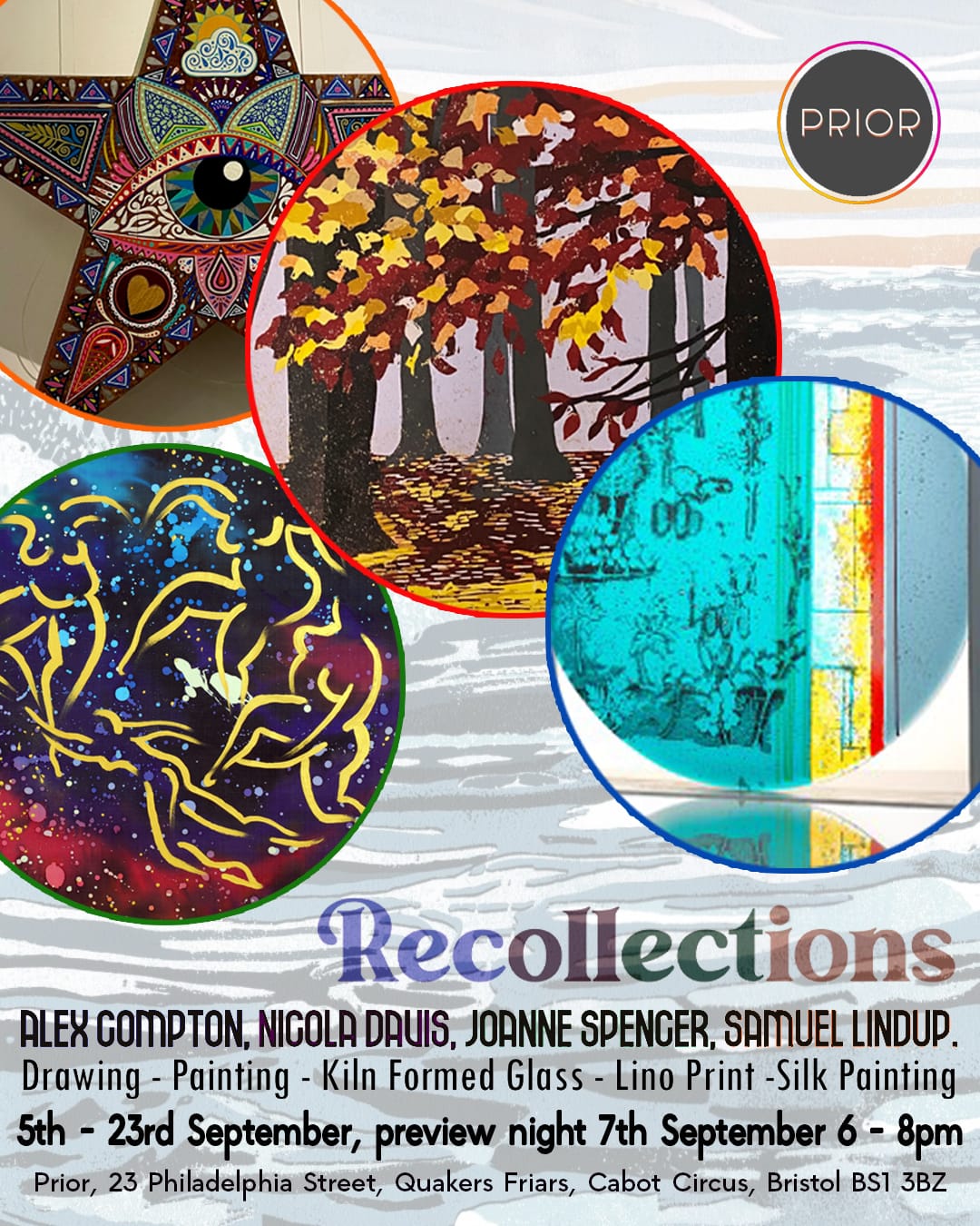 Recollections: Art collective Exhibition | Monday 4th September - Sunday 24th September: Opening Evening Thursday 7th September 6pm - 8pm
