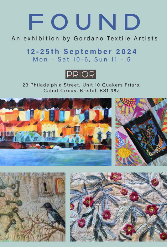 Gordano Textile Artists present: Found | Thursday 12th Sept - Wednesday 25th Sept