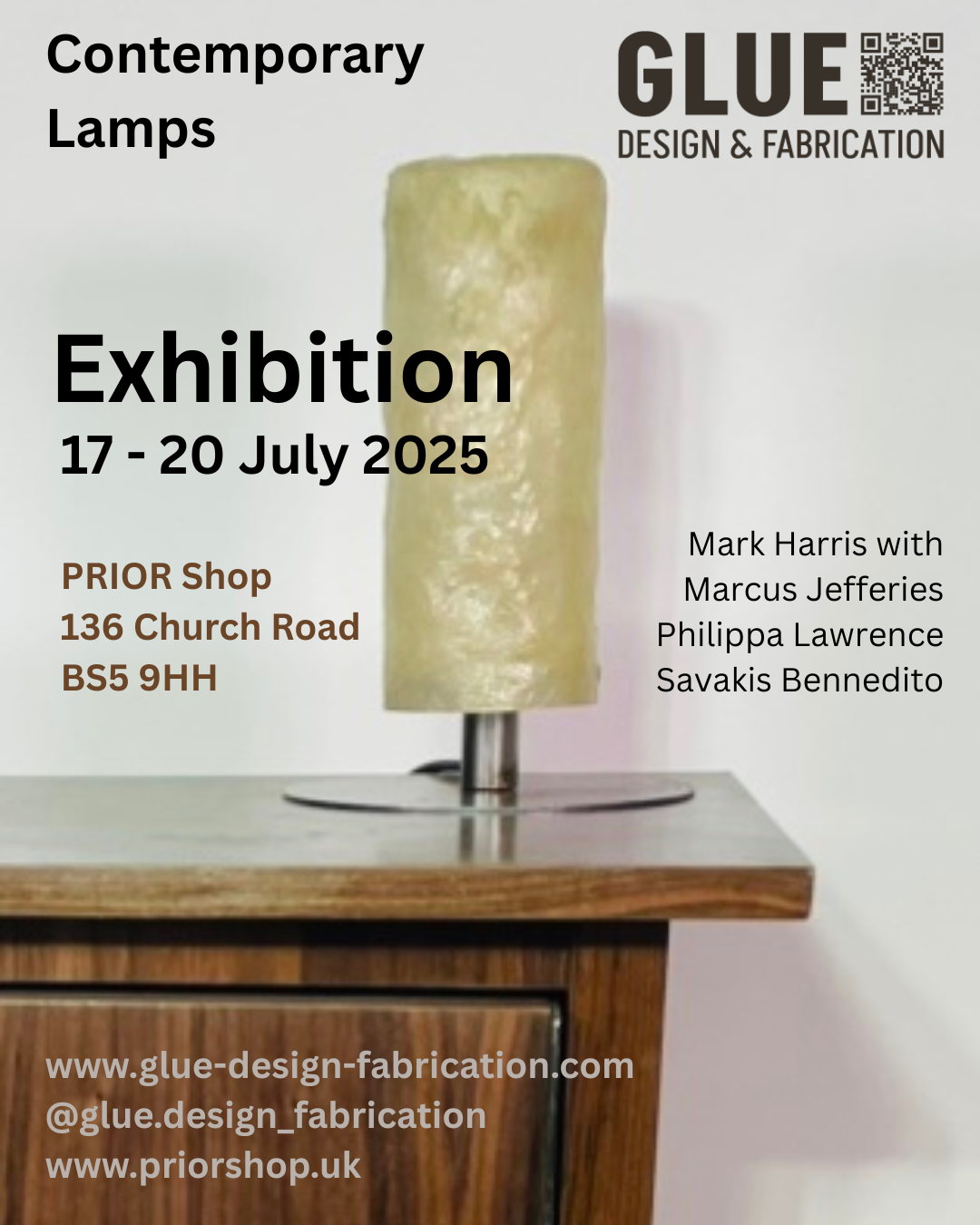 GLUE Design & Fabrication Contemporary Lamp Exhibition | 17th July - 20th July