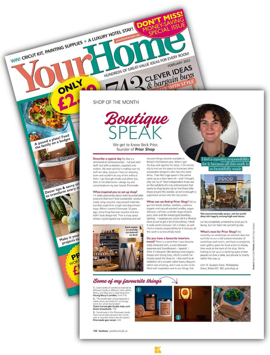 Your Home Magazine, Shop Of The Month -  Feb 2022