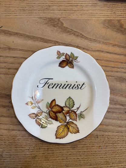 Decorative Wall Plate - Feminist (multiple designs) - *As Seen In The Guardian Gift Guide