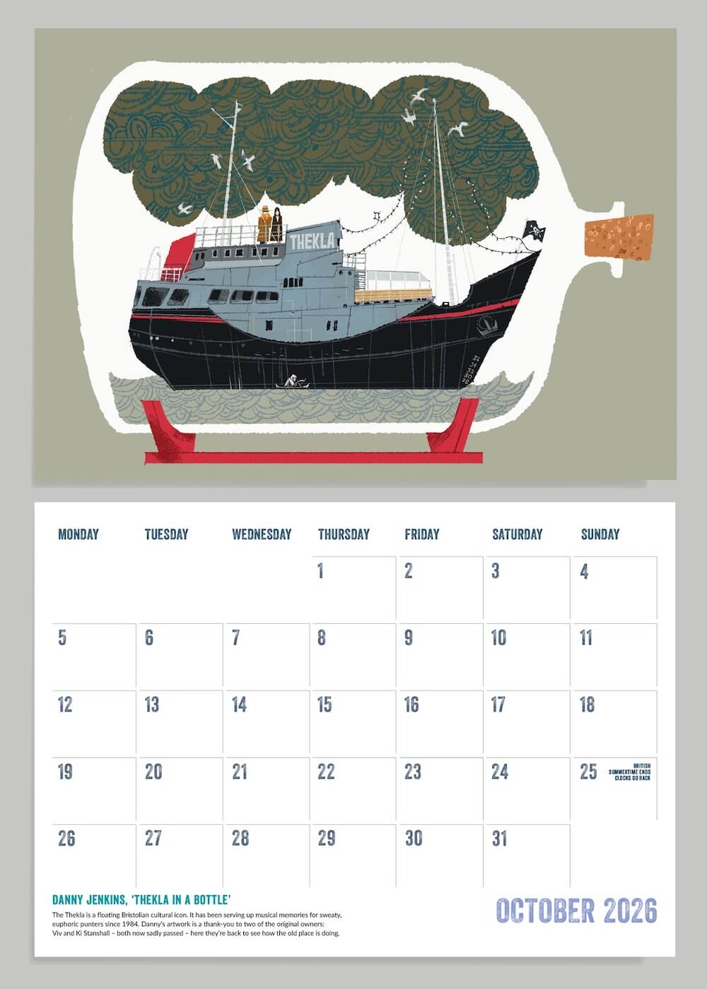 Bristol Calendar Bristol Impressions Calendar 2026 homeware shops bristol gift shops bristol Adrien Barclay