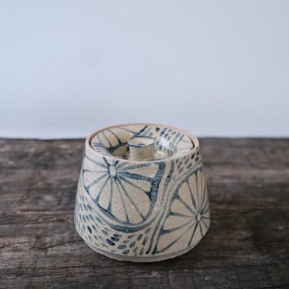 Decorative Ceramic Jar Handmade Illustrated Ceramic Jar (Various Designs) homeware shops bristol gift shops bristol AKF Ceramics