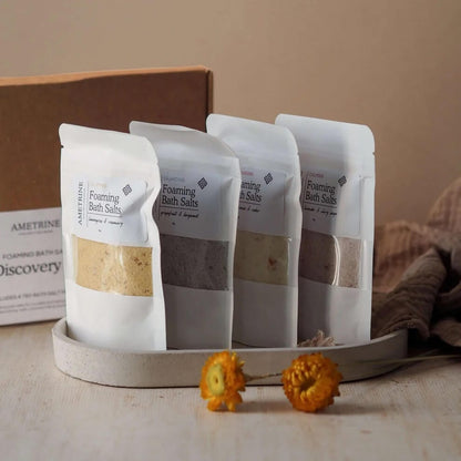 Natural Bath Salts Mini Foaming Bath Salts homeware shops bristol gift shops bristol Ametrine Skin