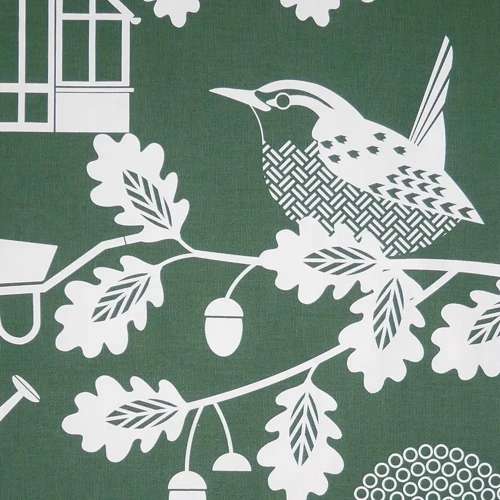 Green Tea Towel In the Garden Green Tea Towel homeware shops bristol gift shops bristol Ash Leaf Printmaking