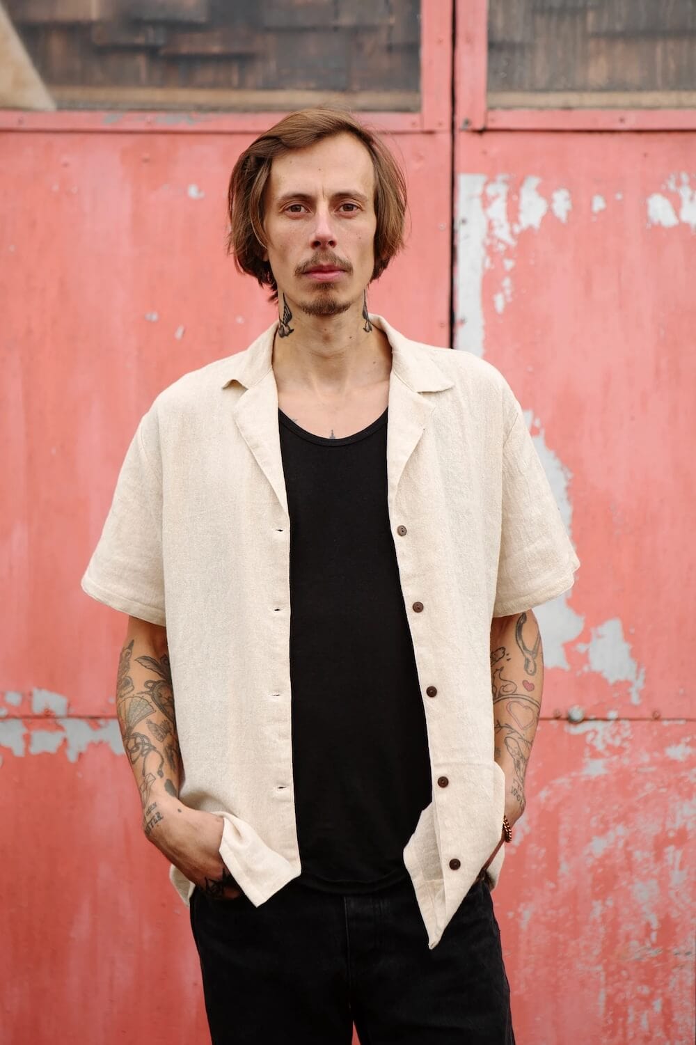 Handwoven Shirt Classic Button Up Shirt (Unisex) various colours homeware shops bristol gift shops bristol Baana Naturals