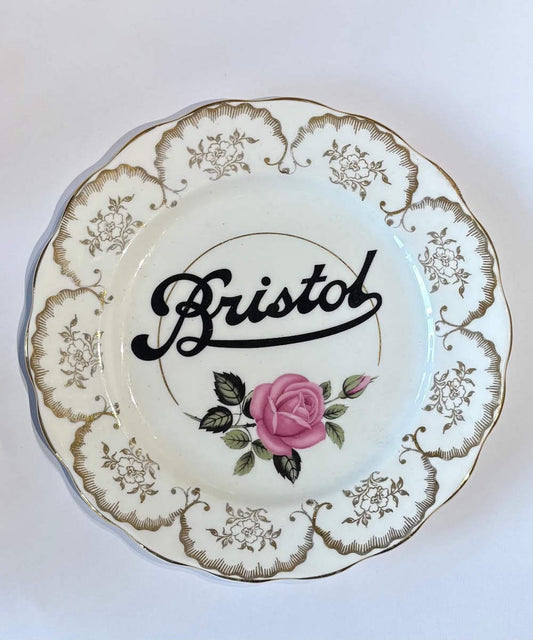 B Decorative Wall Plate - Bristol homeware shops bristol gift shops bristol Beau & Badger
