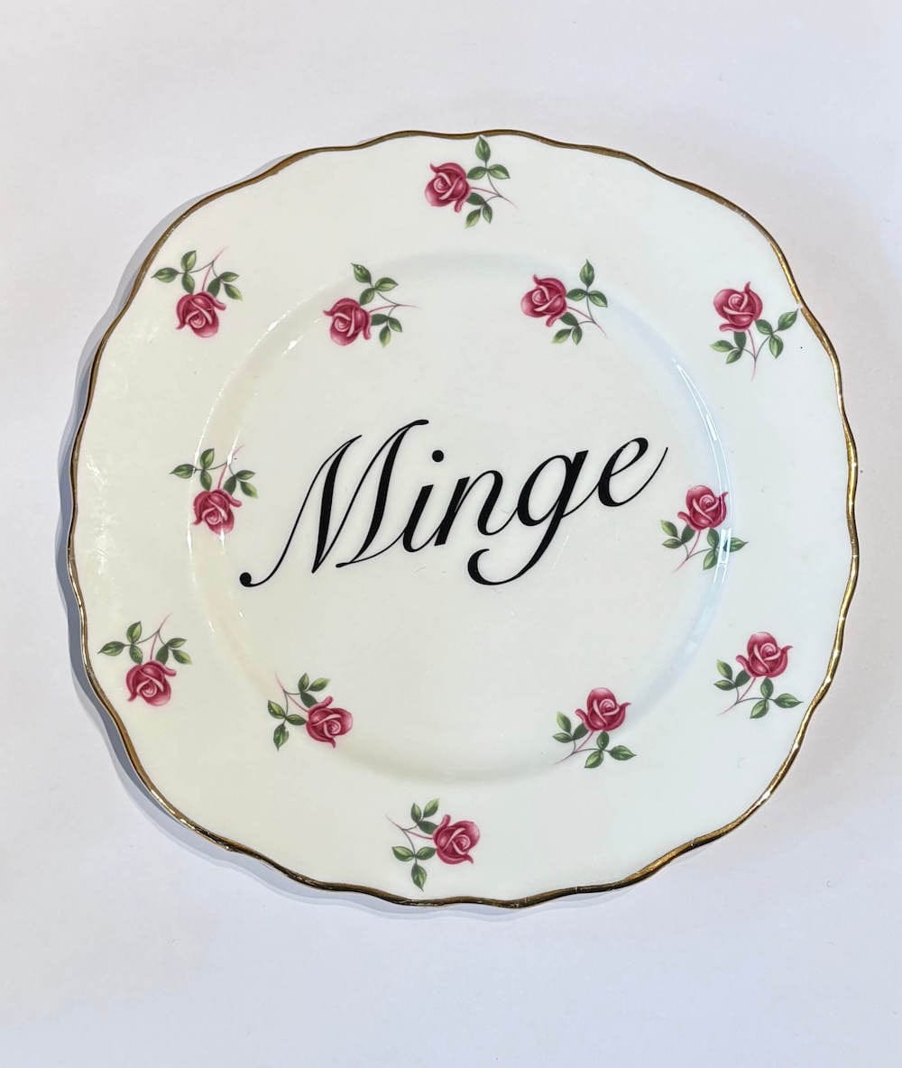 C Decorative Wall Plate - M*nge homeware shops bristol gift shops bristol Beau & Badger