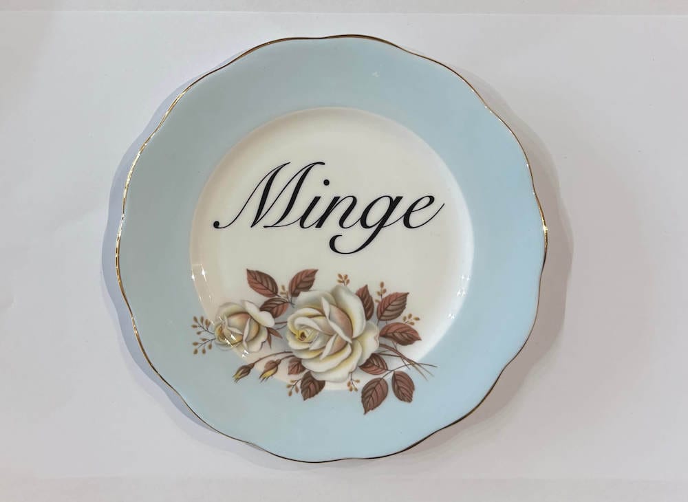 C Decorative Wall Plate - M*nge homeware shops bristol gift shops bristol Beau & Badger
