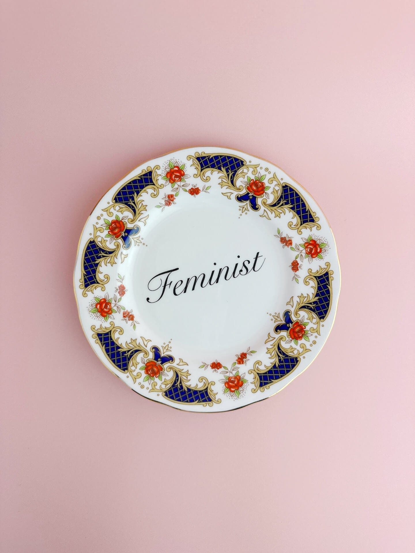 Beau & Badger Ceramics #62 Decorative Wall Plate - Feminist (multiple designs)