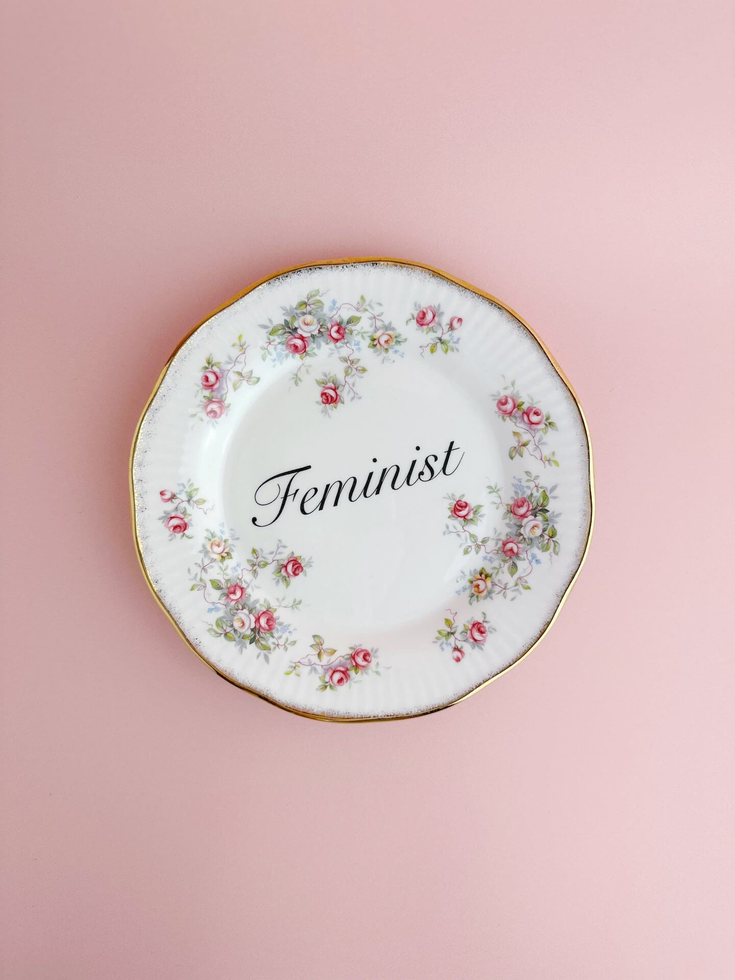 Beau & Badger Ceramics #66 Decorative Wall Plate - Feminist (multiple designs)