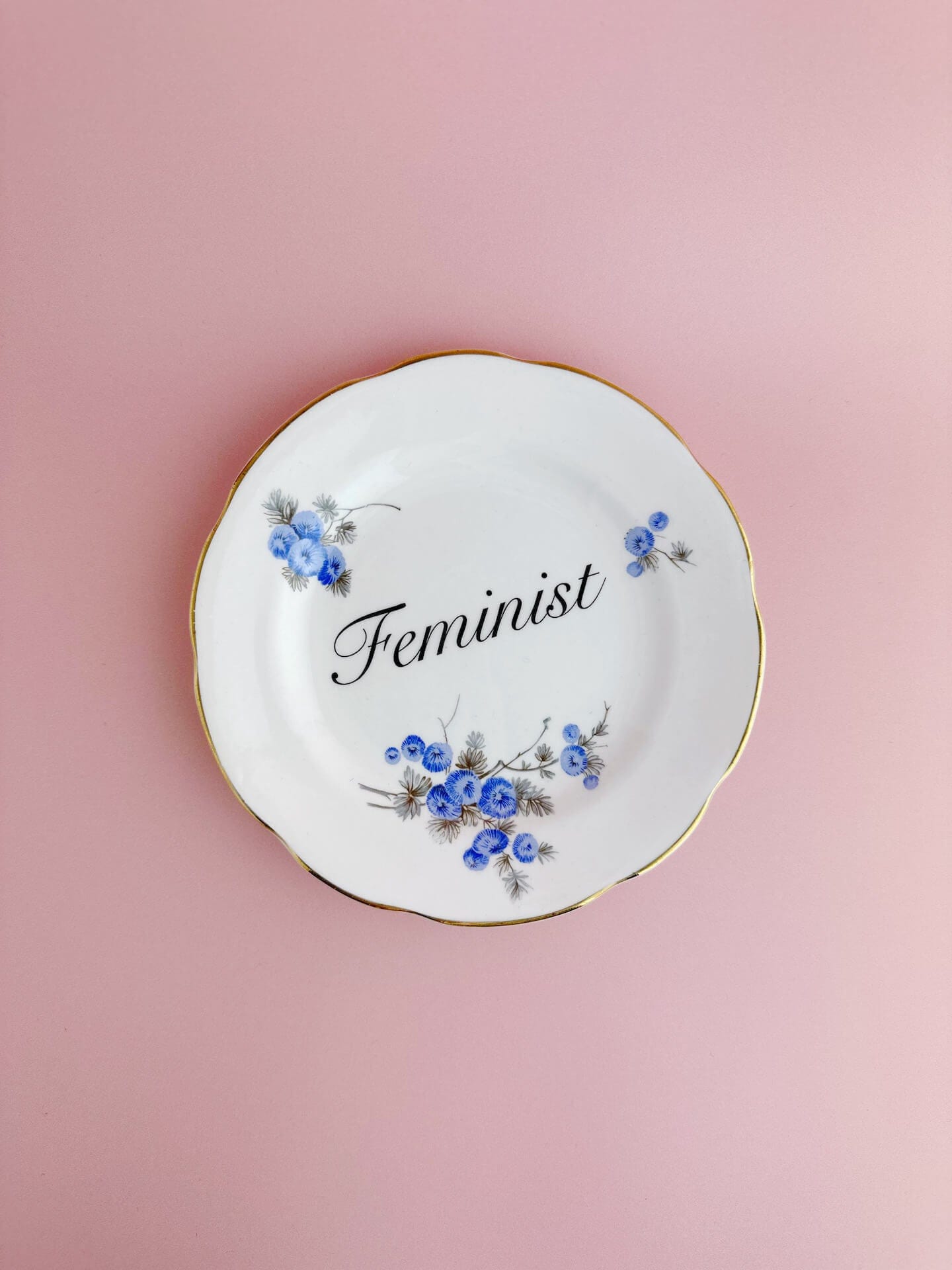 Beau & Badger Ceramics #69 Decorative Wall Plate - Feminist (multiple designs)