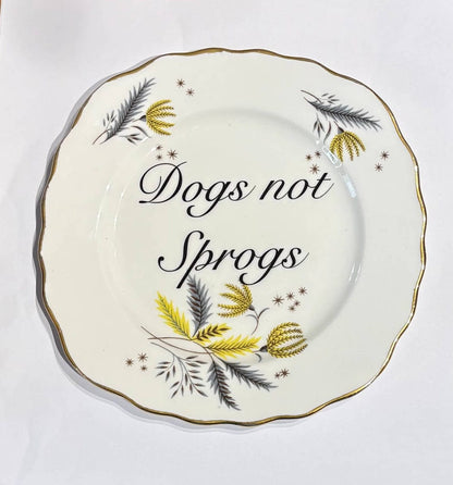 Ceramics A (not pictured) Decorative Wall Plate - Dogs Not Sprogs (various styles) homeware shops bristol gift shops bristol Beau & Badger