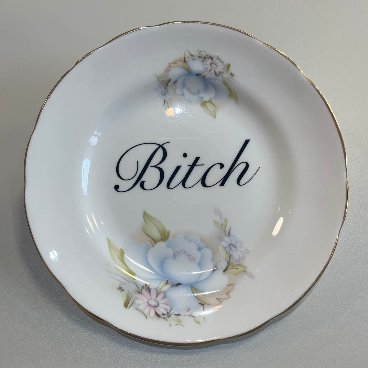 Ceramics C Decorative Wall Plate - B*tch (various designs) homeware shops bristol gift shops bristol Beau & Badger