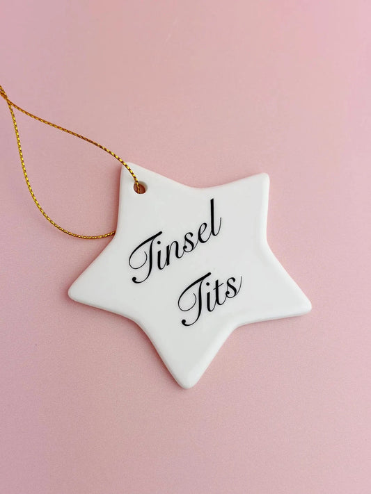 Ceramics Tinsel Tits (not pictured) Christmas Ceramic Star Decoration - Tinsel Tits homeware shops bristol gift shops bristol Beau & Badger
