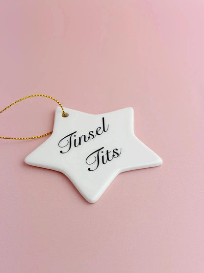 Ceramics Tinsel Tits (not pictured) Christmas Ceramic Star Decoration - Tinsel Tits homeware shops bristol gift shops bristol Beau & Badger