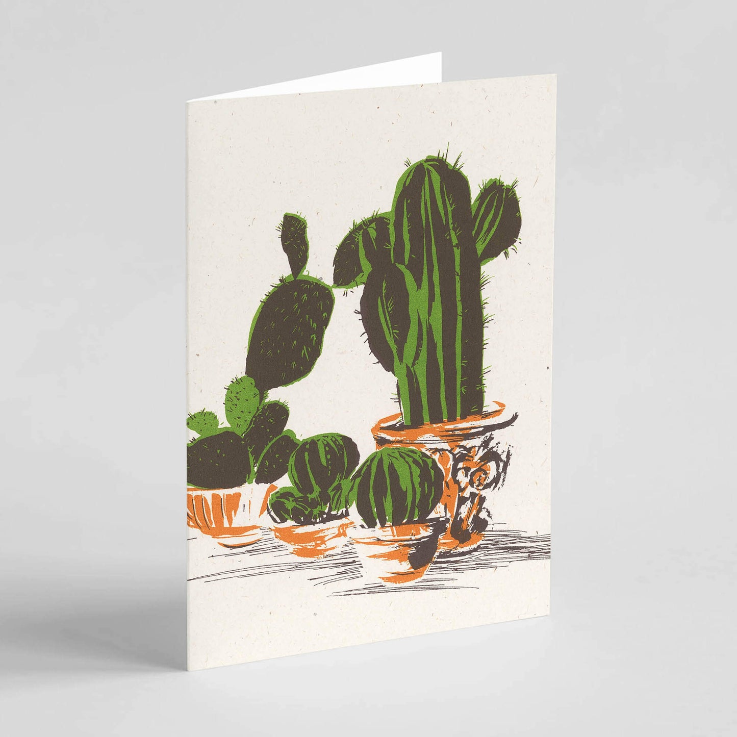 Ben Rogers Prints Greetings Card Cactus - Greetings Card