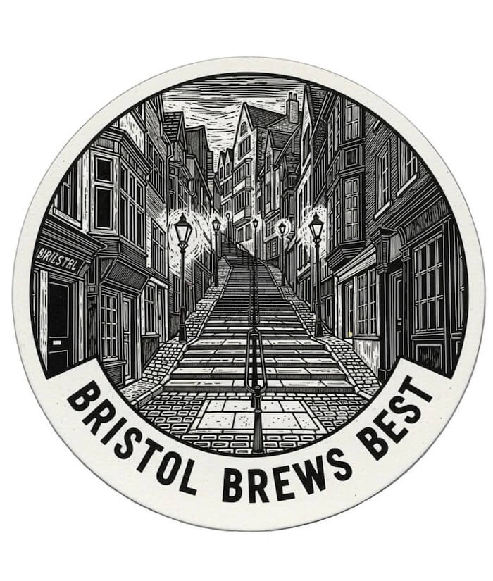 Bristol Prints Christmas Steps Bristol Brews Best Prints (Various Designs) homeware shops bristol gift shops bristol Bethan Lino Prints