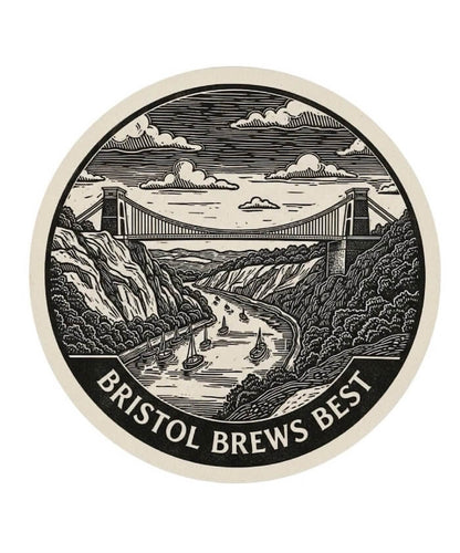 Bristol Prints Clifton Suspension Bridge Bristol Brews Best Prints (Various Designs) homeware shops bristol gift shops bristol Bethan Lino Prints
