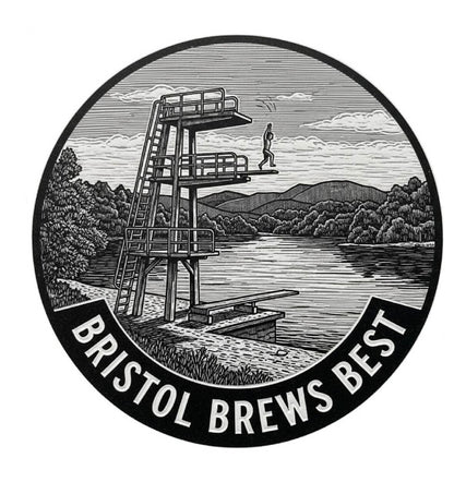 Bristol Prints Henleaze Swimming Lake Bristol Brews Best Prints (Various Designs) homeware shops bristol gift shops bristol Bethan Lino Prints