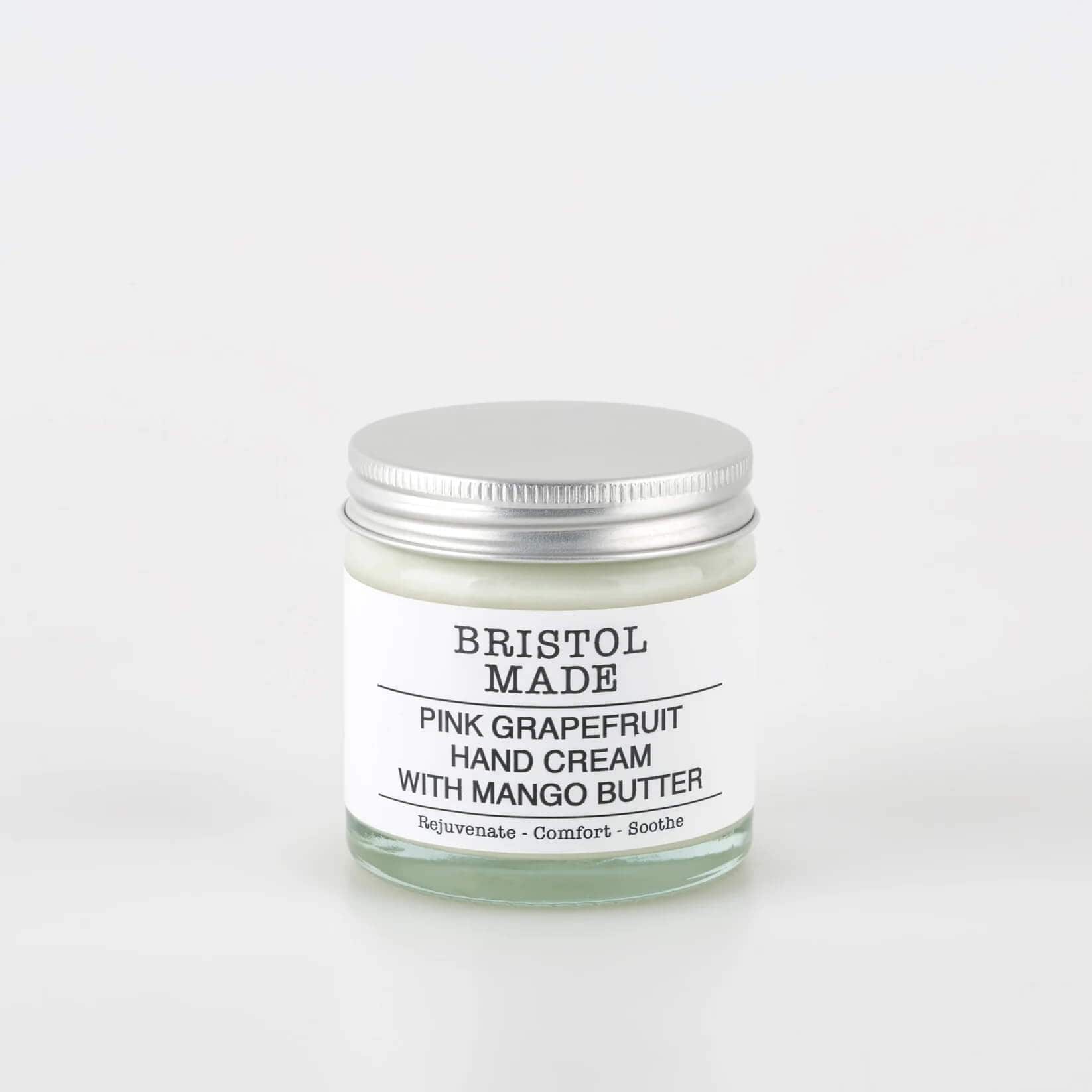 Handmade Hand Cream Organic Mango Butter Hand cream With Pink Grapefruit homeware shops bristol gift shops bristol Bristol Made