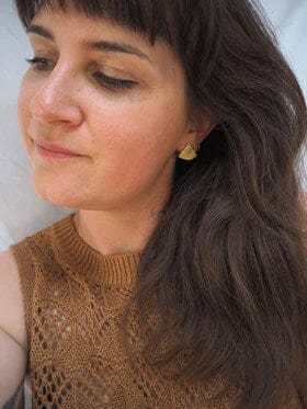 Handmade Earrings ANTIK 1/4 studs homeware shops bristol gift shops bristol By Maraca