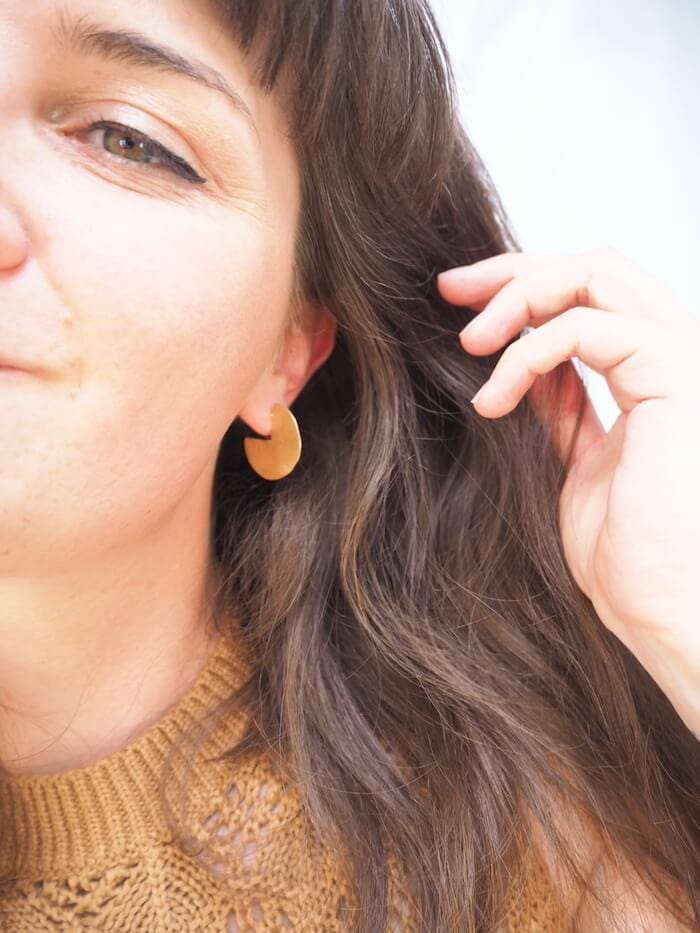 Handmade Earrings ANTIK 3/4 hoops homeware shops bristol gift shops bristol By Maraca