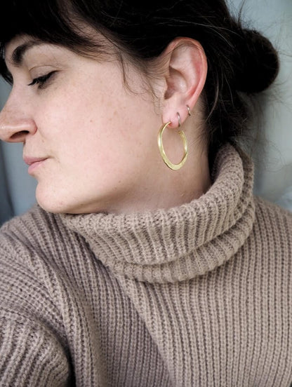 Handmade Earrings ANTIK Chunky Hoops homeware shops bristol gift shops bristol By Maraca