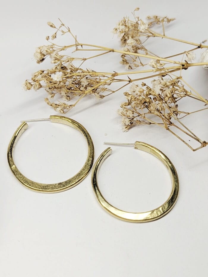 Handmade Earrings ANTIK Chunky Hoops homeware shops bristol gift shops bristol By Maraca