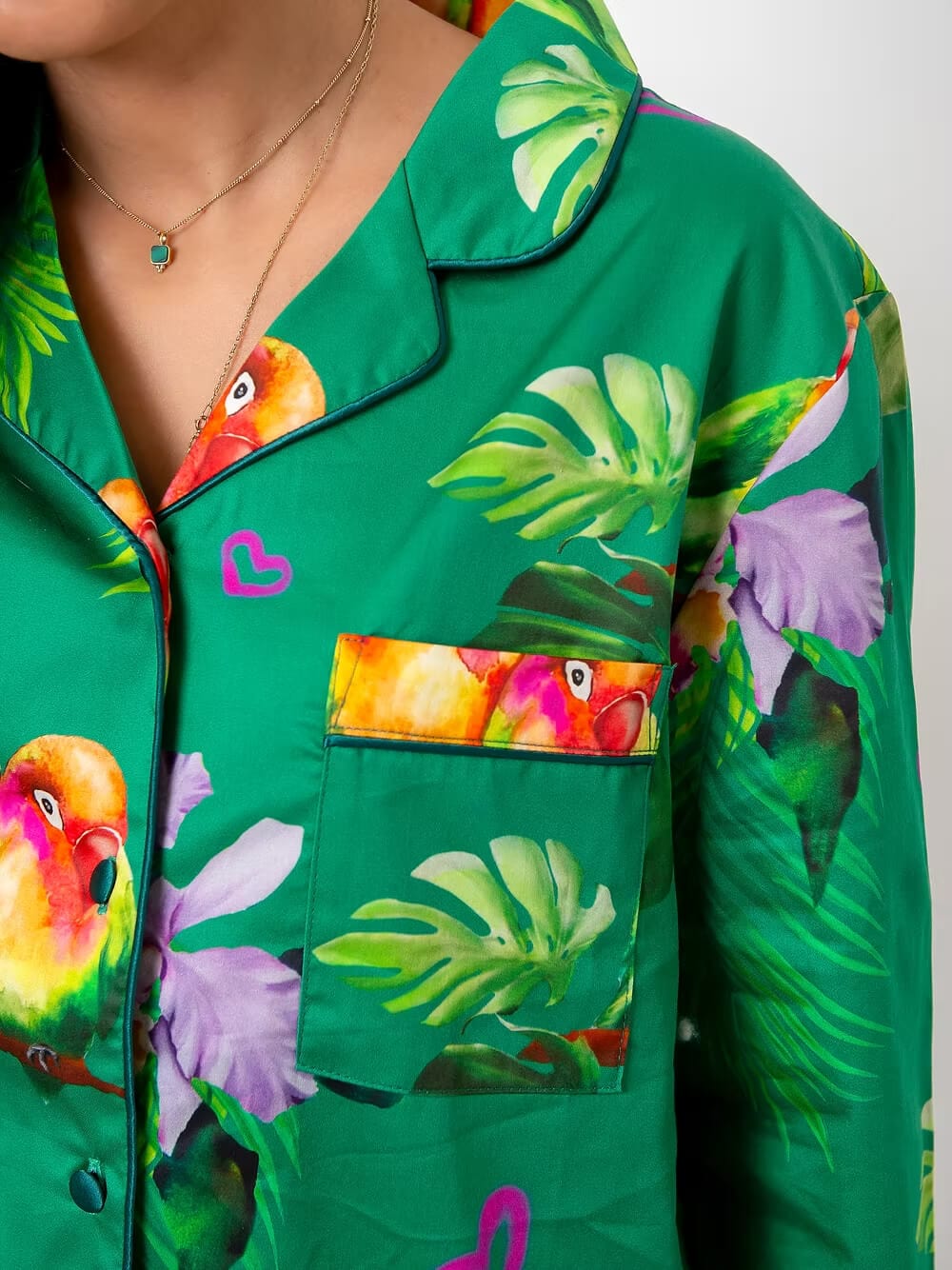 Cotton Pyjamas Tropical Print Cotton Pyjamas (Various Designs) homeware shops bristol gift shops bristol Carla James