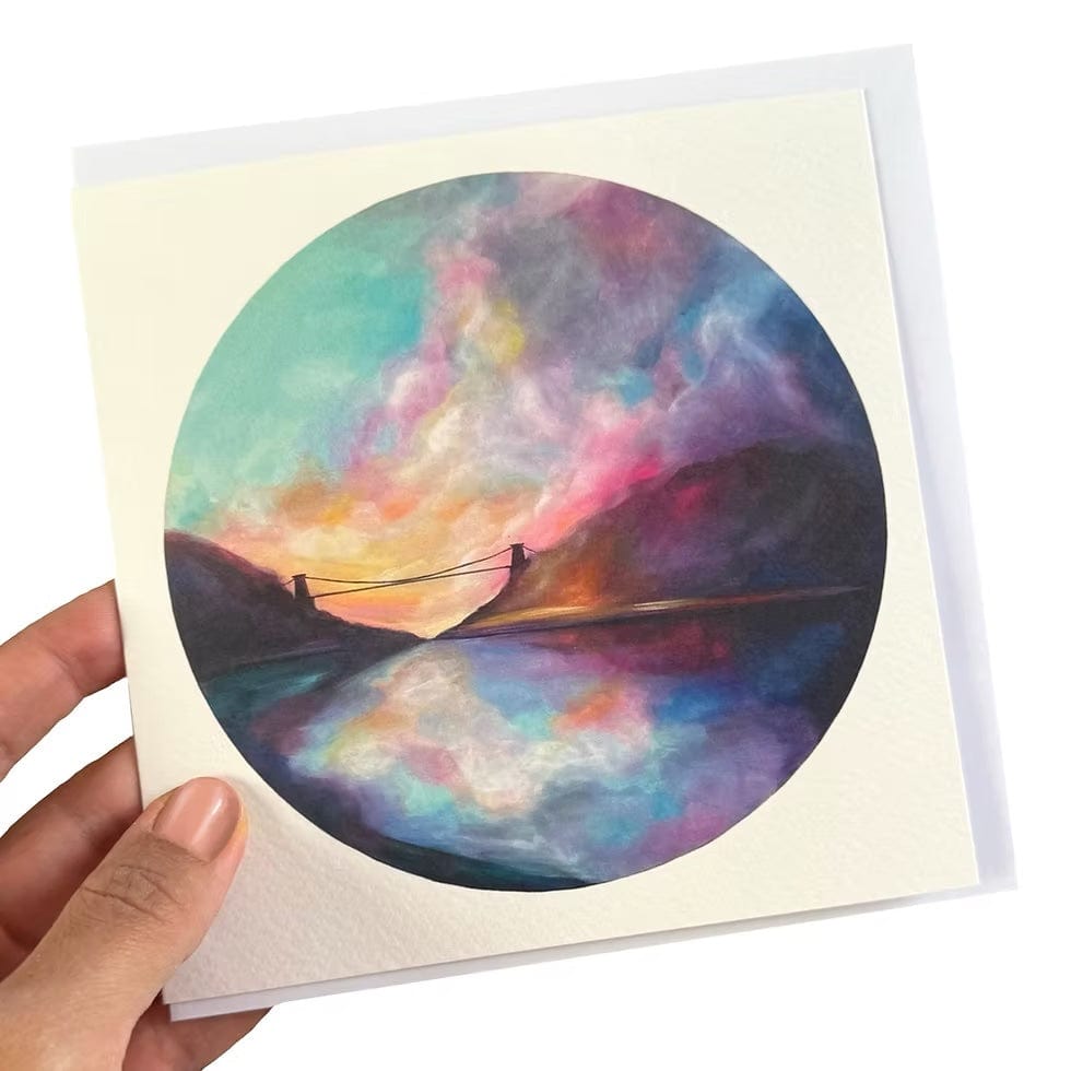 Greetings Card Greeting Card - Dreamy Clouds Greetings Cards of Bristol Illustrations (various designs) homeware shops bristol gift shops bristol Carla James
