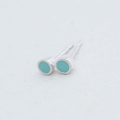 Earrings Tiny Colour Dot Stud Earrings - Various Colours homeware shops bristol gift shops bristol Clare Lloyd