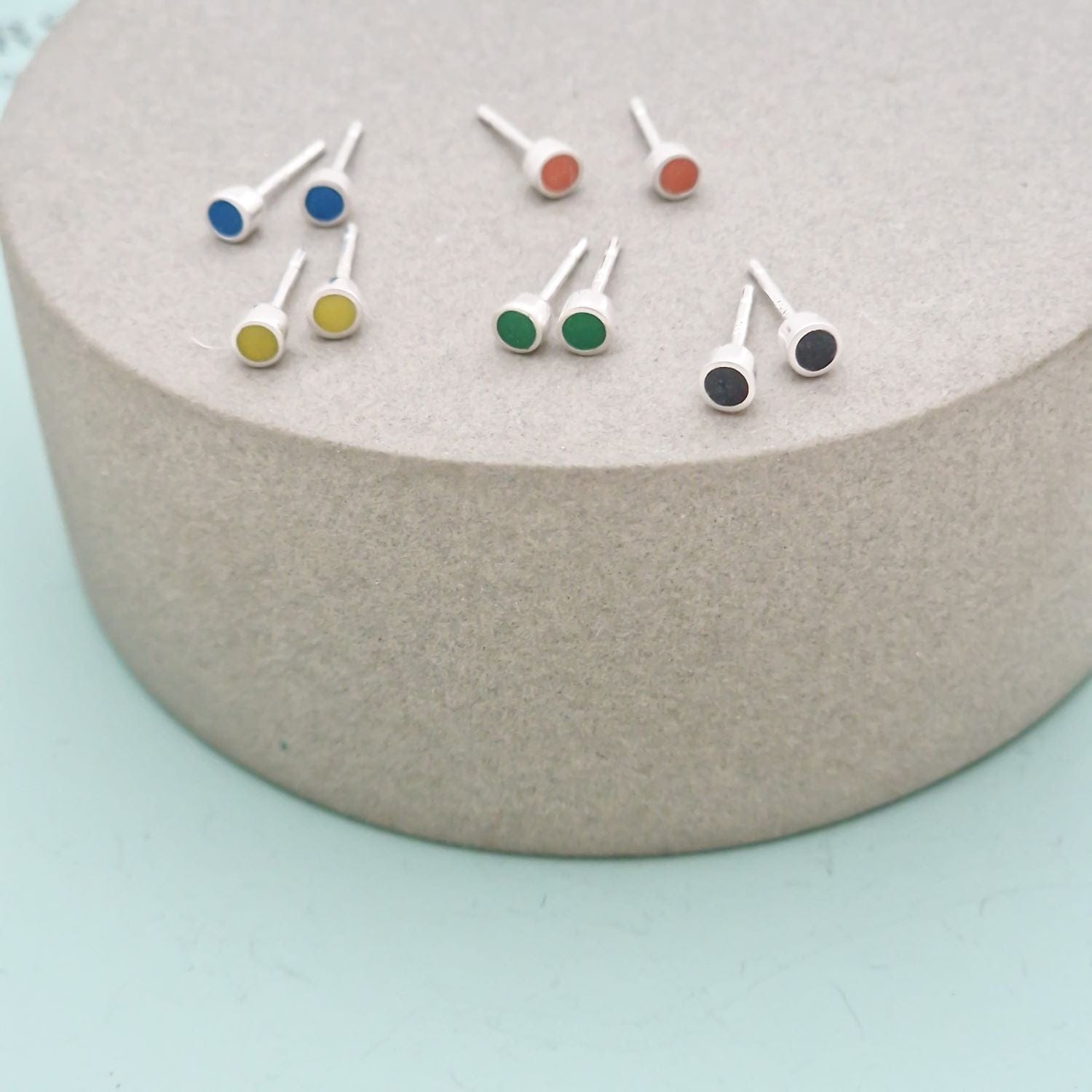 Earrings Tiny Colour Dot Stud Earrings - Various Colours homeware shops bristol gift shops bristol Clare Lloyd