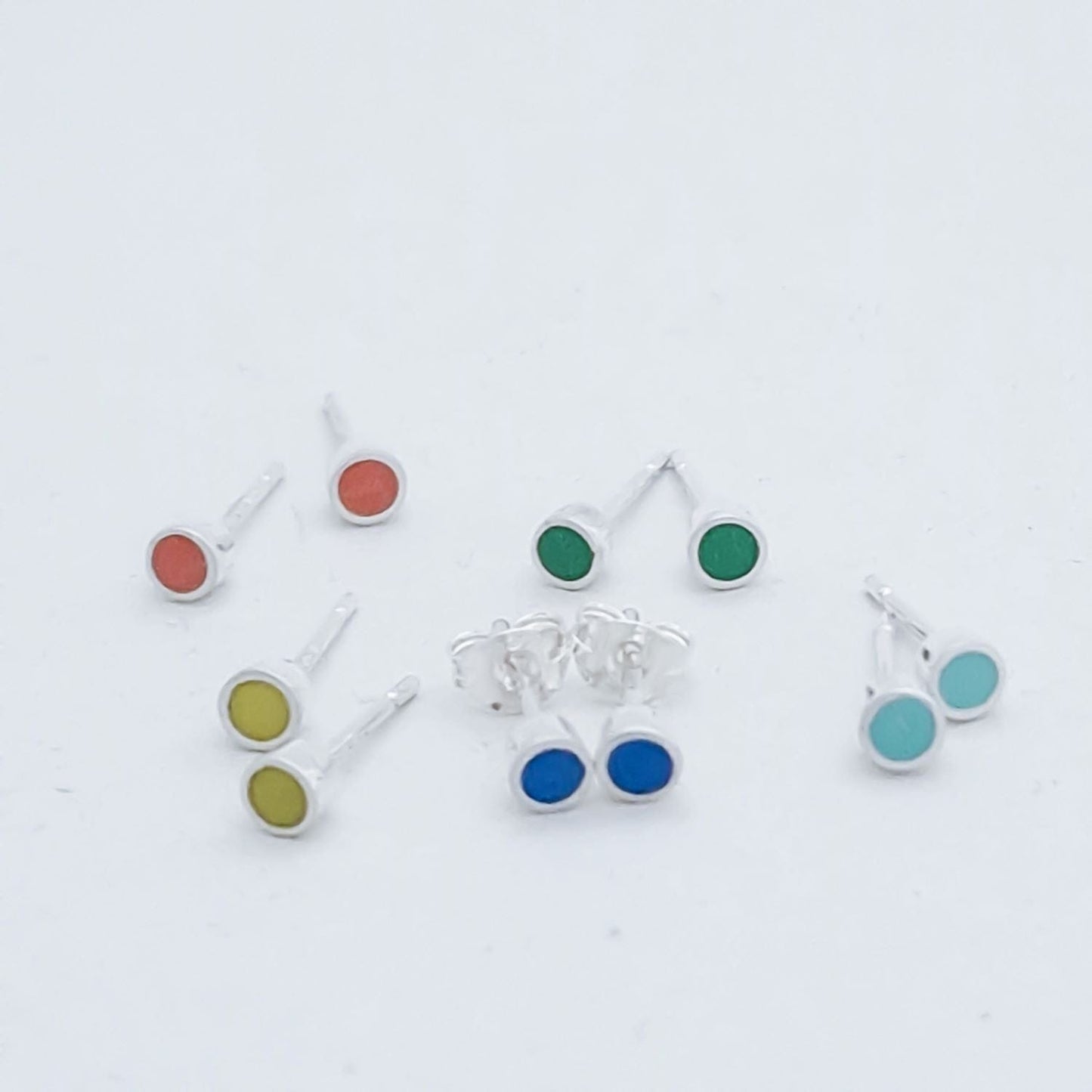 Earrings Tiny Colour Dot Stud Earrings - Various Colours homeware shops bristol gift shops bristol Clare Lloyd